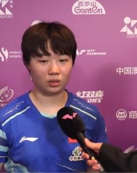 蒯曼：第一局前三板和无谓失误有点多，打完这场更加适应比赛场馆